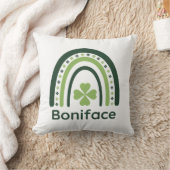 ボニフェイスクローバーボホーレインボー クッション (ブランケット)