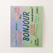 ボニョールハローマルチランゲージワールドカラフル ジグソーパズル (縦)