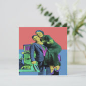 ボニーとクライドポップ・アートのアート カード (スタンド正面)