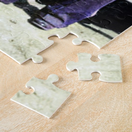 ボニーとクライド1934のまわりに色レドゥックス ジグソーパズル (側面)