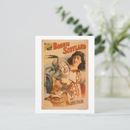 ボニースコットランドアットザフェアピエロ劇場 ポストカード (スタンド正面)