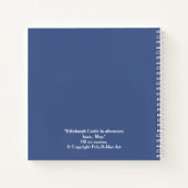 ボニースコットランドエディンバラ城かわいらしアー素晴らしト ノートブック (裏面)