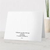 ボニースコットランドエディンバラ城アー素晴らしト カード (裏面)