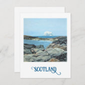 ボニースコットランドノースバーウィックバスロック素晴らしアート シーズンカード (正面/裏面)