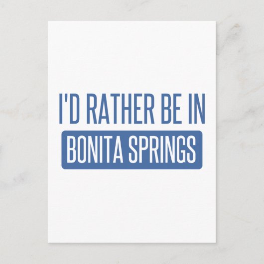 ボニータスプリングスにいたい ポストカード (正面)