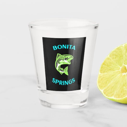 ボニータ春フロリ素晴らしダ魚釣り ショットグラス (正面)