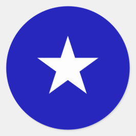 ボニーブルー国旗 ラウンドシール