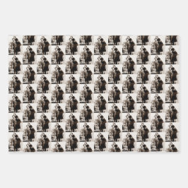 ボニー&クリドザバロー集団1930s ラッピングペーパーシート