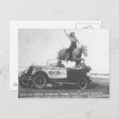 ボニー・グレイは馬を跳び上げた。 ポストカード (正面/裏面)