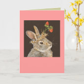 ボニー・ザ・ベビー・バニー・カード カード (黄色い花)