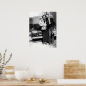 ボニー・パーカーとクライド・バロー1933 ポスター (キッチン)