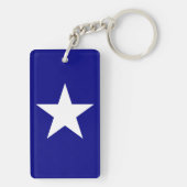ボニー・ブルー国旗とローンホワイト・スター・キーチェーン キーホルダー (裏面)