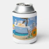 ボネアでの海のフォトスポットようこそ。JPG 缶クーラー (缶裏面)