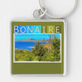 ボネアの水色 キーホルダー (正面)