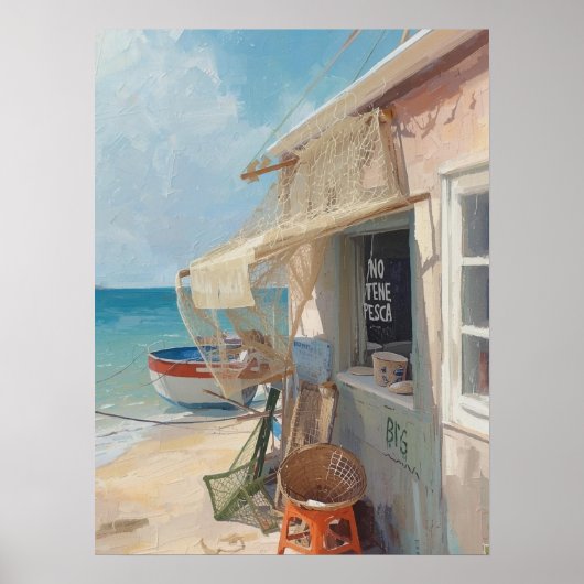 ボネアの漁小屋 ポスター (正面)