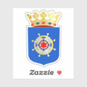 ボネアの紋章、オランダカリブの島 シール (シート)