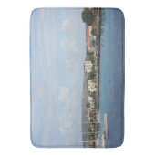 ボネアクラレンディークハーバーセーリングボート バスマット (正面縦)