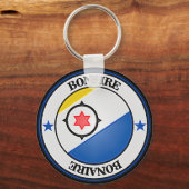 ボネアラウンドエンブレム キーホルダー (正面)