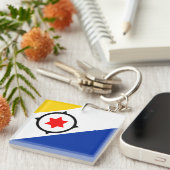 ボネア国旗 キーホルダー (正面右)