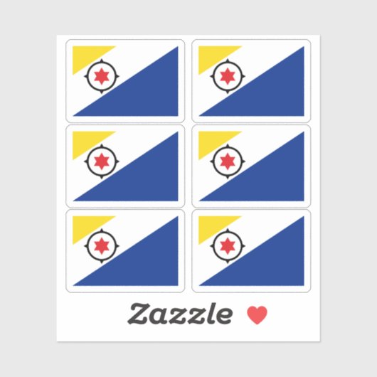 ボネア国旗 シール (シート)