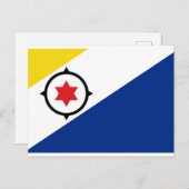 ボネア国旗 ポストカード (正面/裏面)