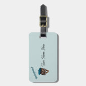 ボネジュール犬ラゲッジタグ ラゲッジタグ (正面縦)