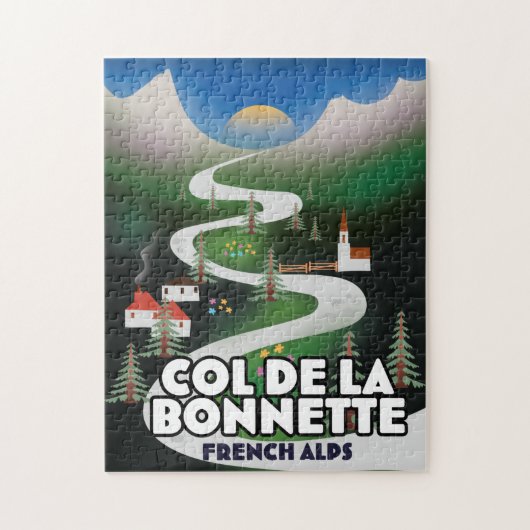 ボネット峠, フランス ジグソーパズル (縦)