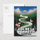 ボネット峠, フランス ポストカード (正面/裏面)