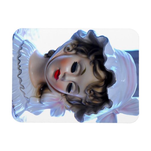 ボネビクトリアンットヘッドの花瓶に詰め込まガーリーれ! マグネット (横)