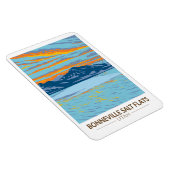 ボネビルソルトフラッツユタトラベルアートヴィンテージ マグネット (右側)