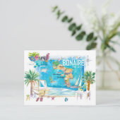 ボネールオランダアンティルカリブの島 シーズンポストカード (スタンド正面)