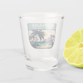 ボネールオランダアンティルレトロエンブレム ショットグラス (裏面)