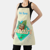 ボネールカリブのレトロ休暇ヴィンテージ島 エプロン (インサイチュ)