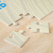 ボネールカリブのレトロ休暇ヴィンテージ島 ジグソーパズル (側面)