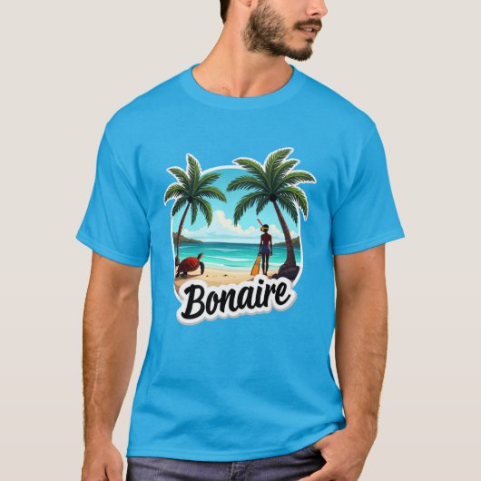 ボネール島でのシュノーケリングは最高です Tシャツ (正面)