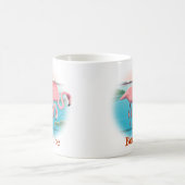 ボネール島のフラミンゴ コーヒーマグカップ (中央)