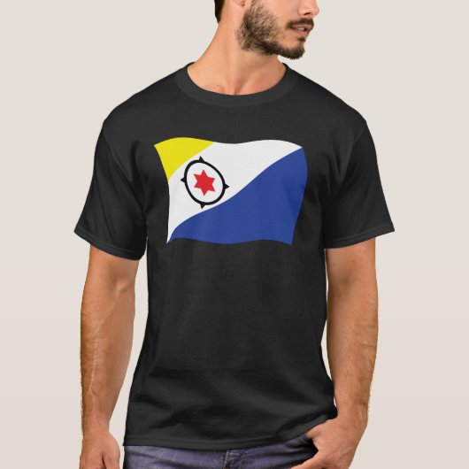 ボネール島の旗のシャツ Tシャツ (正面)
