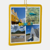 ボネール風景写真コラージュ セラミックオーナメント (右)