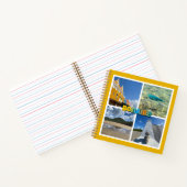 ボネール風景写真コラージュ ノートブック (内部)