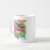 ボネール・グラフィティ・ビベス：島の通り・アート コーヒーマグカップ (正面左)