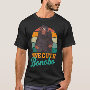 ボノボチンパンジーの世界ボノボデイの男の子 Tシャツ