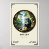 ボノボ動物学シリーズ ポスター (正面)
