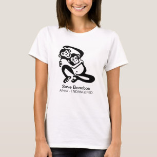 ボノボ救ス絶滅危惧種チンパンジー – アフリカ Tシャツ