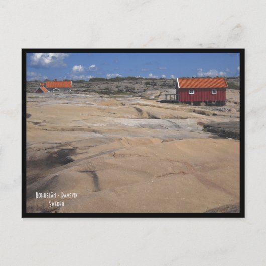 ボハスレン，ラムズビク – スウェーデンのパノラマビュー ポストカード (正面)