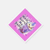 ボバおもしろいティーウェルバーストマイボールの切り離し紙 スタンダードカクテルナプキン (角)