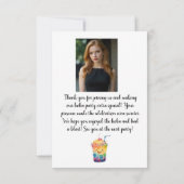 ボバを愛する少女に過ぎない サンキューカード (裏面)