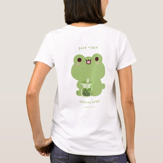 ボバカエル Tシャツ (裏面)
