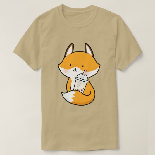 ボバキツネ Tシャツ (デザイン正面)