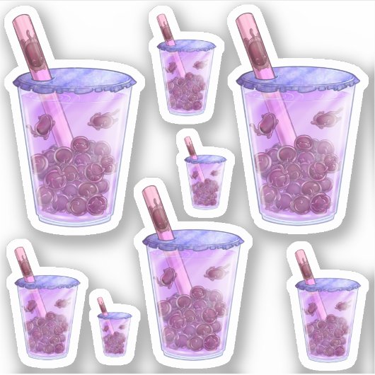 ボバキャッツ シール (正面)