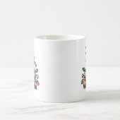 ボバクリスマスツリーおもしろい – バブルティーホリデー コーヒーマグカップ (中央)